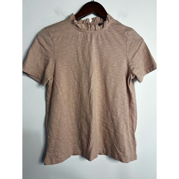 ME+EM Frill Collar Tee, Pink - Size 12 - Picture 1 of 6